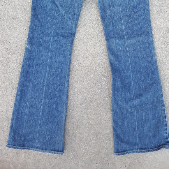 7 For All Mankind Flare Jeans Size 27 Style #U076080U - Picture 7 of 7